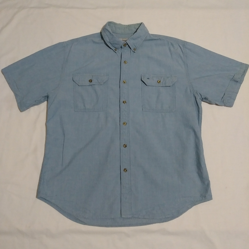 Carhartt Light Blue Casual Button Down Shirt